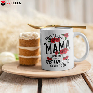 22Feels® Geschenk für Mamas - Tasse mit Spruch (Weiss, 320ml)-Weisse Tasse 320ml-22Feels
