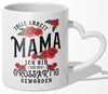 22Feels® Mama Geschenk - Tasse mit Spruch (Herzhenkel, Weiss, 320ml)-Tasse Weiss Herzhenkel 320ml-22Feels
