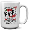 22Feels® Papa Geschenk - XL Tasse mit Spruch (Weiss, 440ml)-Weisse XL Tasse 440ml-22Feels