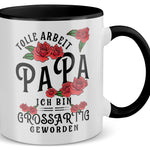 22Feels® Papa Geschenk - Tasse mit Spruch (Weiss-Schwarz, 320ml)-TwoTone Tasse Weiss-Schwarz 320ml-22Feels