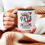 22Feels® Papa Geschenk - Tasse mit Spruch (Weiss-Schwarz, 320ml)-TwoTone Tasse Weiss-Schwarz 320ml-22Feels
