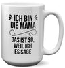 22Feels® Mama Geschenk - XL Tasse mit Spruch (Weiss, 440ml)-Weisse XL Tasse 440ml-22Feels