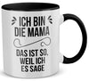 22Feels® Mama Geschenk - Tasse mit Spruch (Weiss-Schwarz, 320ml)-TwoTone Tasse Weiss-Schwarz 320ml-22Feels