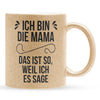 22Feels® Mama Geschenk - Glitzertasse mit Spruch (Gold, 320ml)-Glitzertasse Gold 320ml-22Feels
