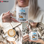 22Feels® Geschenk für Mamas - Tasse mit Spruch: Seltener als Klopapier (Herzhenkel, Weiss, 320ml)-Tasse Weiss Herzhenkel 320ml-22Feels