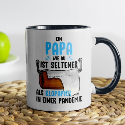 22Feels® Papa Geschenk - Tasse mit Spruch (Weiss-Schwarz, 320ml)-TwoTone Tasse Weiss-Schwarz 320ml-22Feels