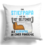 22Feels® Stiefvater Geschenk - Kissen mit Spruch (Weiss 40x40cm)-Kissen Weiss 40x40-22Feels