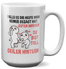 22Feels® Pärchen Geschenk zum Jahrestag, Hochzeitstag, Valentinstag etc. - XL Tasse mit Spruch (Weiss, 440ml)-Weisse XL Tasse 440ml-22Feels