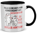 22Feels® Pärchen Geschenk zum Jahrestag, Hochzeitstag, Valentinstag etc. - Tasse mit Spruch (Weiss-Schwarz, 320ml)-TwoTone Tasse Weiss-Schwarz 320ml-22Feels