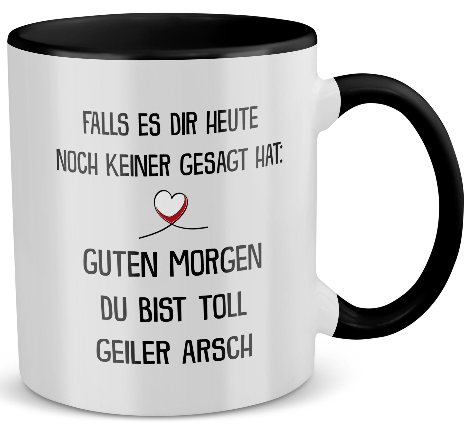 22Feels® Pärchen Geschenk zum Jahrestag, Hochzeitstag, Valentinstag etc. - Tasse mit Spruch (Weiss-Schwarz, 320ml)-TwoTone Tasse Weiss-Schwarz 320ml-22Feels