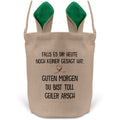 22Feels® Männer Frauen Osterkorb Ehefrau Ehemann Freund Freundin Ostern mit Henkel Ostergeschenk Tragetasche Ostern Deko Osternest Körbchen Hasenohren (Beige/Grün)-Ostern Tragetasche-22Feels