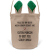 22Feels® Männer Frauen Osterkorb Ehefrau Ehemann Freund Freundin Ostern mit Henkel Ostergeschenk Tragetasche Ostern Deko Osternest Körbchen Hasenohren (Beige/Grün)-Ostern Tragetasche-22Feels