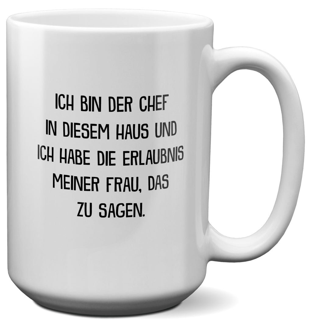 22Feels® Ehemann Geschenk zum Hochzeitstag, Valentinstag etc. - XL Tasse mit Spruch (Weiss, 440ml)-Weisse XL Tasse 440ml-22Feels
