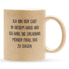 22Feels® Ehemann Geschenk zum Hochzeitstag, Valentinstag etc. - Glitzertasse mit Spruch (Gold, 320ml)-Glitzertasse Gold 320ml-22Feels