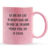 22Feels® Ehemann Geschenk zum Hochzeitstag, Valentinstag etc. - Glitzertasse mit Spruch (Pink, 320ml)-Glitzertasse Pink 320ml-22Feels