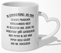 22Feels® Geschenk zum Andenken - Tasse mit Spruch: In Erinnerung An Papa (Herzhenkel, Weiss, 320ml)-Tasse Weiss Herzhenkel 320ml-22Feels