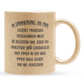 22Feels® Geschenk zum Andenken - Glitzertasse mit Spruch: In Erinnerung An Papa (Gold, 320ml)-Glitzertasse Gold 320ml-22Feels