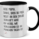 22Feels® Mama Geschenk - Tasse mit Spruch (Weiss-Schwarz, 320ml)-TwoTone Tasse Weiss-Schwarz 320ml-22Feels