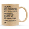 22Feels® Mama Geschenk - Glitzertasse mit Spruch (Gold, 320ml)-Glitzertasse Gold 320ml-22Feels