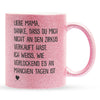 22Feels® Mama Geschenk - Glitzertasse mit Spruch (Pink, 320ml)-Glitzertasse Pink 320ml-22Feels