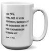 22Feels® Mama Geschenk von Tochter - XL Tasse mit Spruch (Weiss, 440ml)-Weisse XL Tasse 440ml-22Feels