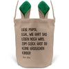 22Feels® Mama Osterkorb von Sohn Mutter mit Henkel Ostergeschenk Tragetasche Ostern Deko Osternest Körbchen Hasenohren (Beige/Grün)-Ostern Tragetasche-22Feels