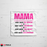 22Feels® Mama Geschenk - Kissen mit Spruch (Weiss 40x40cm)-Kissen Weiss 40x40-22Feels