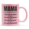 22Feels® Mama Geschenk - Glitzertasse mit Spruch (Pink, 320ml)-Glitzertasse Pink 320ml-22Feels
