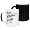 22Feels® Schwangerschaftsgeschenk Werdende Mama - Zaubertasse mit Spruch (Matt-Schwarz und Weiss, 320ml)-Farbwechsel Tasse Matt 320ml-22Feels