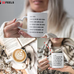 22Feels® Geschenk für Mamas - Tasse mit Spruch: Wenn ich dir eine Sache geben könnte (Herzhenkel, Weiss, 320ml)-Tasse Weiss Herzhenkel 320ml-22Feels