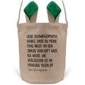 22Feels® Schwiegermama Osterkorb von Schwiegersohn mit Henkel Ostergeschenk Tragetasche Ostern Deko Osternest Körbchen Hasenohren (Beige/Grün)-Ostern Tragetasche-22Feels