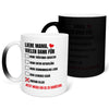 22Feels® Mama Geschenk - Zaubertasse mit Spruch (Matt-Schwarz und Weiss, 320ml)-Farbwechsel Tasse Matt 320ml-22Feels