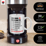 22Feels® Geschenk für Mamas - Tasse mit Spruch: Vielen Dank für Einfach Alles! (Weiss, 320ml)-Weisse Tasse 320ml-22Feels
