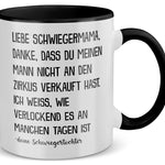 22Feels® Schwiegermutter Geschenk von Schwiegertochter bzw. Braut - Tasse mit Spruch (Weiss-Schwarz, 320ml)-TwoTone Tasse Weiss-Schwarz 320ml-22Feels