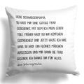 22Feels® Schwiegermutter Geschenk vom Schwiegersohn bzw. Bräutigam - Kissen mit Spruch (Weiss 40x40cm)-Kissen Weiss 40x40-22Feels