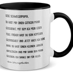 22Feels® Schwiegermutter Geschenk von Schwiegertochter bzw. Braut - Tasse mit Spruch (Weiss-Schwarz, 320ml)-TwoTone Tasse Weiss-Schwarz 320ml-22Feels