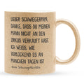 22Feels® Schwiegervater Geschenk von Schwiegertochter bzw. Braut - Glitzertasse mit Spruch (Gold, 320ml)-Glitzertasse Gold 320ml-22Feels