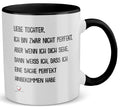 22Feels® Tochter Geschenk - Tasse mit Spruch (Weiss-Schwarz, 320ml)-TwoTone Tasse Weiss-Schwarz 320ml-22Feels