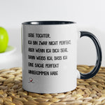 22Feels® Tochter Geschenk - Tasse mit Spruch (Weiss-Schwarz, 320ml)-TwoTone Tasse Weiss-Schwarz 320ml-22Feels