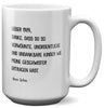 22Feels® Papa Geschenk von Sohn - XL Tasse mit Spruch (Weiss, 440ml)-Weisse XL Tasse 440ml-22Feels