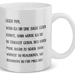 22Feels® Geschenk für Papas - Tasse mit Spruch: Wenn Ich Dir Sage (Weiss, 320ml)-Weisse Tasse 320ml-22Feels