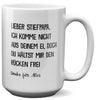 22Feels® Stiefvater Geschenk - XL Tasse mit Spruch (Weiss, 440ml)-Weisse XL Tasse 440ml-22Feels
