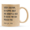 22Feels® Stiefvater Geschenk - Glitzertasse mit Spruch (Gold, 320ml)-Glitzertasse Gold 320ml-22Feels