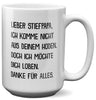22Feels® Stiefvater Geschenk - XL Tasse mit Spruch (Weiss, 440ml)-Weisse XL Tasse 440ml-22Feels