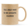 22Feels® Mama Geschenk - Glitzertasse mit Spruch (Gold, 320ml)-Glitzertasse Gold 320ml-22Feels