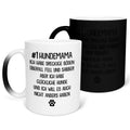 22Feels® Hundemama Geschenk - Zaubertasse mit Spruch (Matt-Schwarz und Weiss, 320ml)-Farbwechsel Tasse Matt 320ml-22Feels