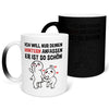 22Feels® Pärchen Geschenk zum Jahrestag, Hochzeitstag, Valentinstag etc. - Zaubertasse mit Spruch (Matt-Schwarz und Weiss, 320ml)-Farbwechsel Tasse Matt 320ml-22Feels