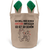 22Feels® Männer Frauen Osterkorb Ehefrau Ehemann Freund Freundin Ostern mit Henkel Ostergeschenk Tragetasche Ostern Deko Osternest Körbchen Hasenohren (Beige/Grün)-Ostern Tragetasche-22Feels
