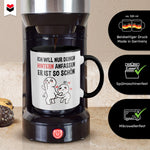 22Feels® Pärchen Geschenk zum Jahrestag, Hochzeitstag, Valentinstag etc. - Tasse mit Spruch (Weiss-Schwarz, 320ml)-TwoTone Tasse Weiss-Schwarz 320ml-22Feels