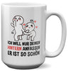 22Feels® Pärchen Geschenk zum Jahrestag, Hochzeitstag, Valentinstag etc. - XL Tasse mit Spruch (Weiss, 440ml)-Weisse XL Tasse 440ml-22Feels